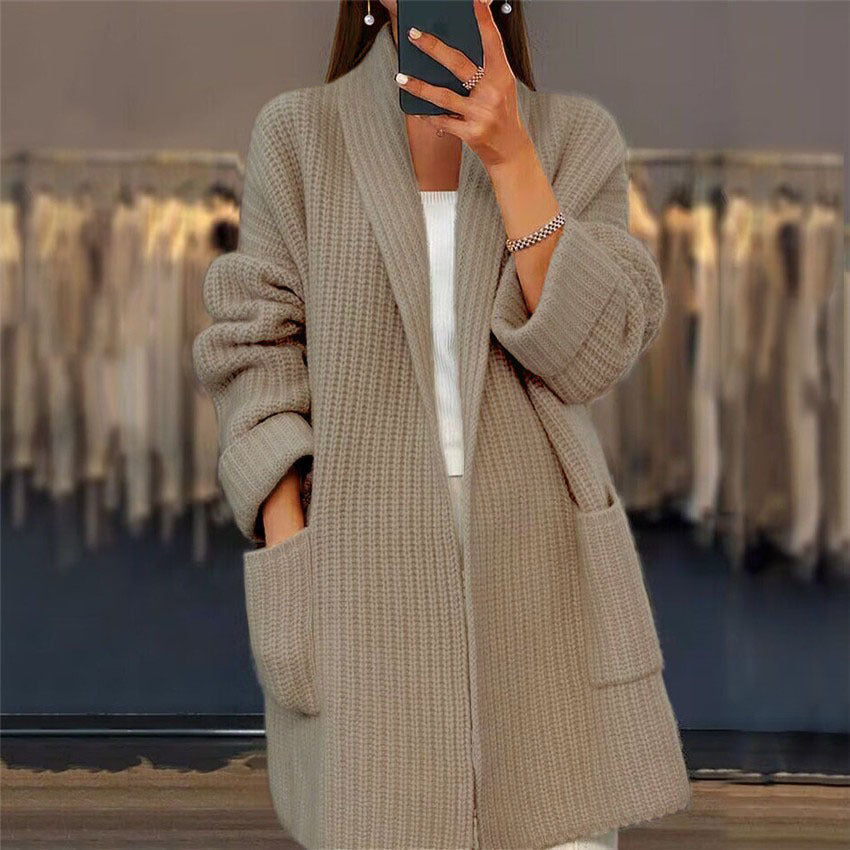 Teresa - Cardigan de Malha com Bolsos