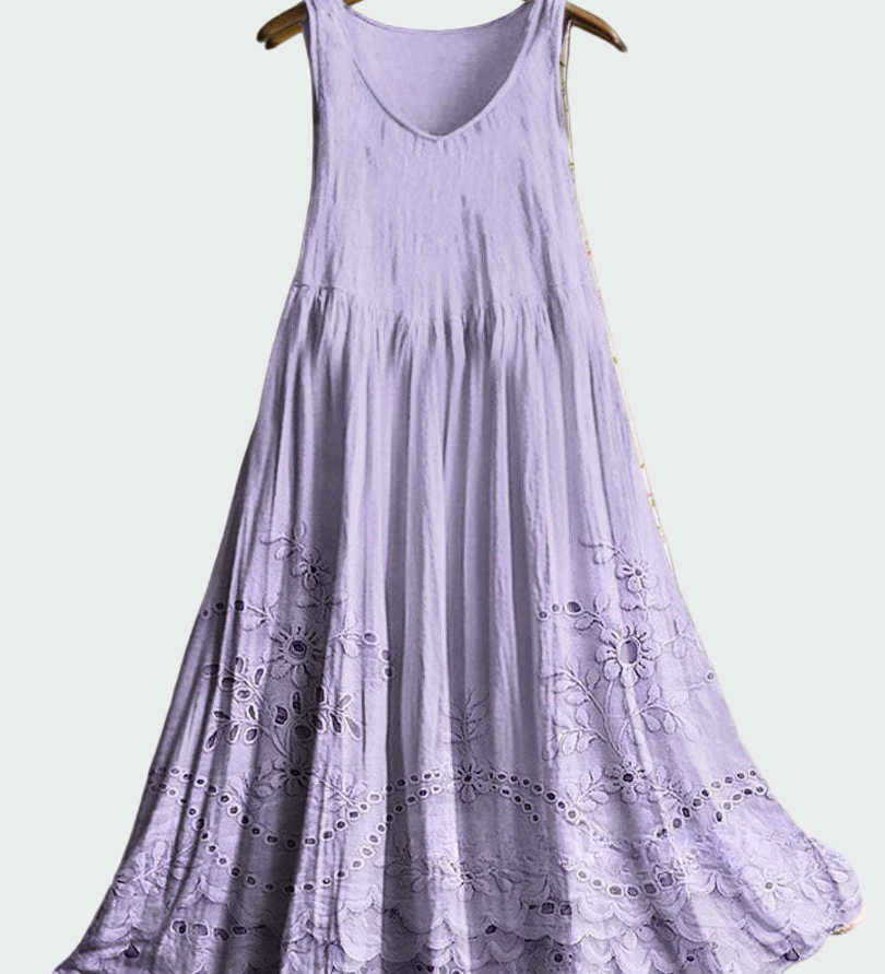 Vestido com Renda Inglesa