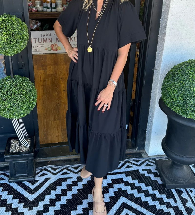 Carlota - Vestido Maxi com Movimento