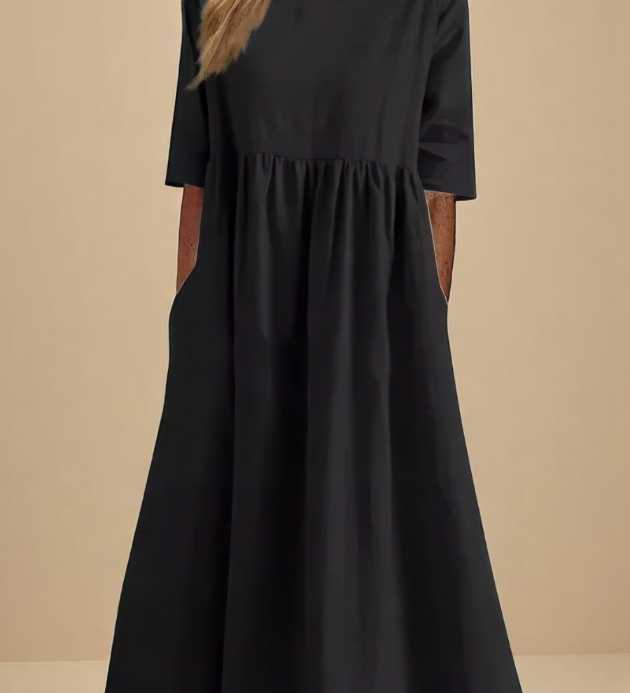 Minea - Vestido Em Algodão Arejado