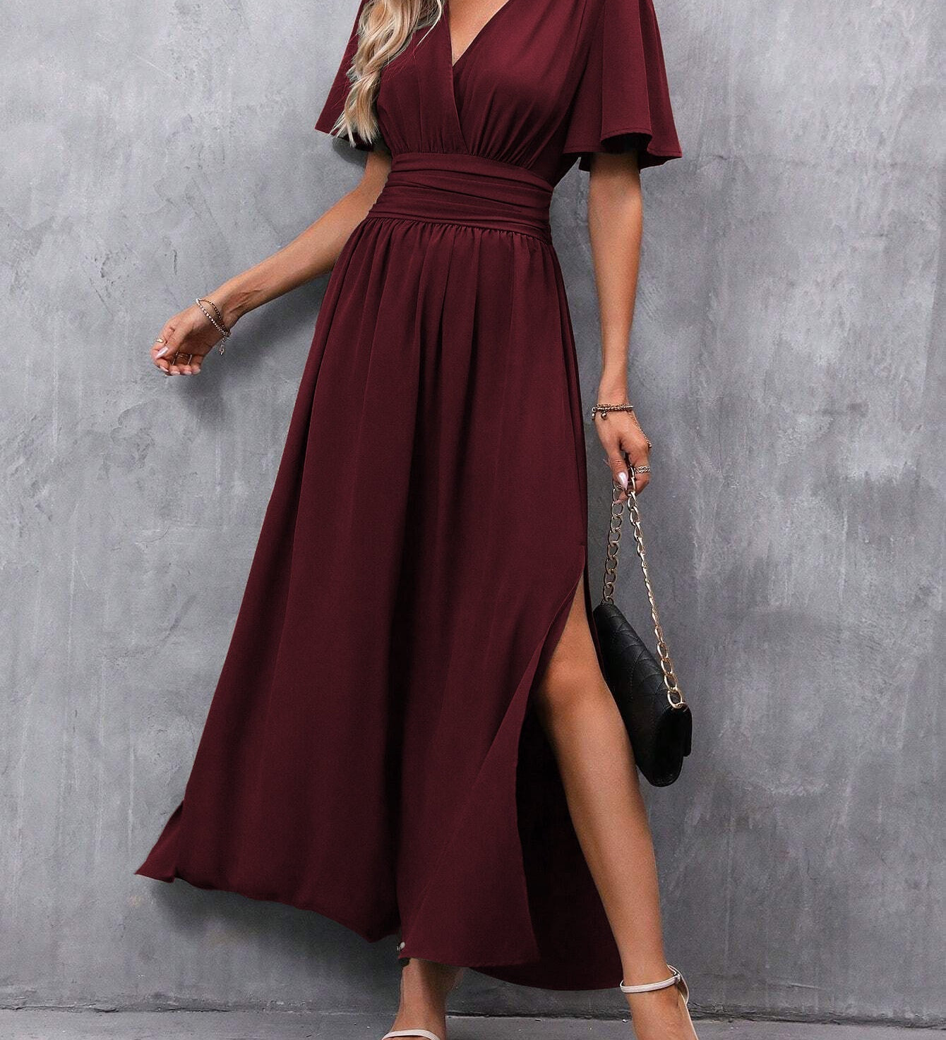 Eterna - Vestido Maxi Elegante Preto