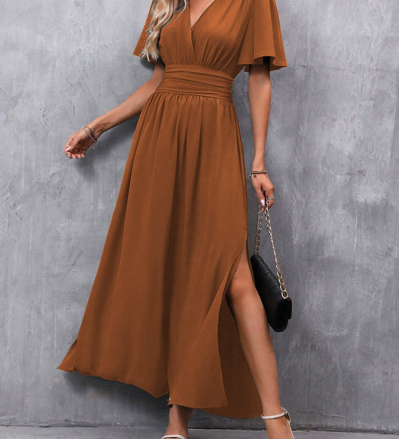 Eterna - Vestido Maxi Elegante Preto