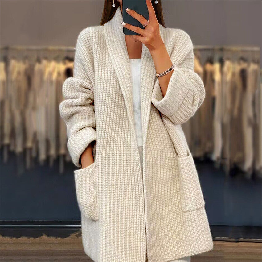 Teresa - Cardigan de Malha com Bolsos